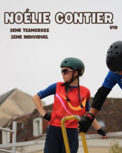 Photo Noëlie CONTENT - EURO de Skate Cross 2025
