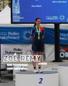 Photo Zoé REMY - EURO de Skate Cross 2025